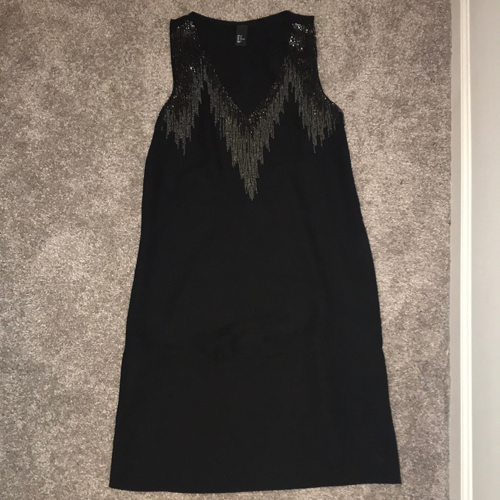 Black beaded dress